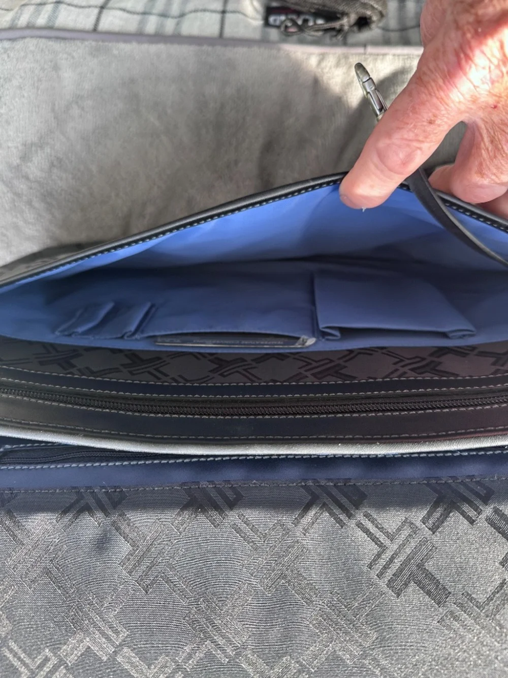 TUMI padded computer briefcase